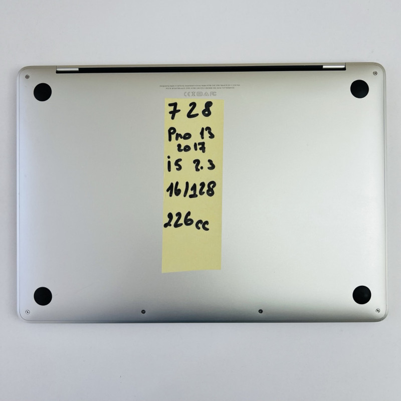 MacBook Pro 13 2017 Silver i5 2.3ghz 16/128